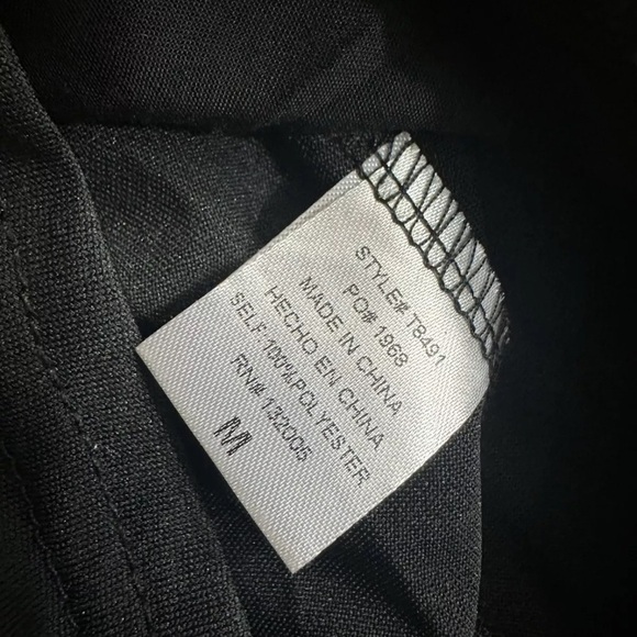 NWT Entro Sz M Women's Plaid Long Sleeve Tunic Top Boho Multicolor Front Tie - Picture 7 of 11